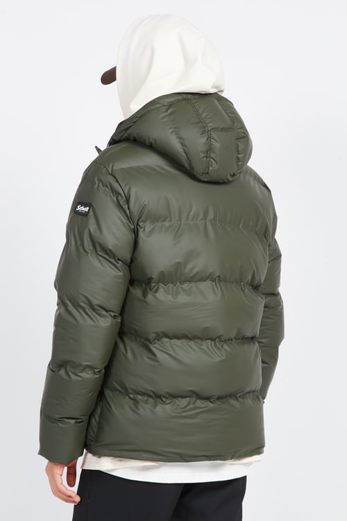 SCHOTT Puffer Jacket Green