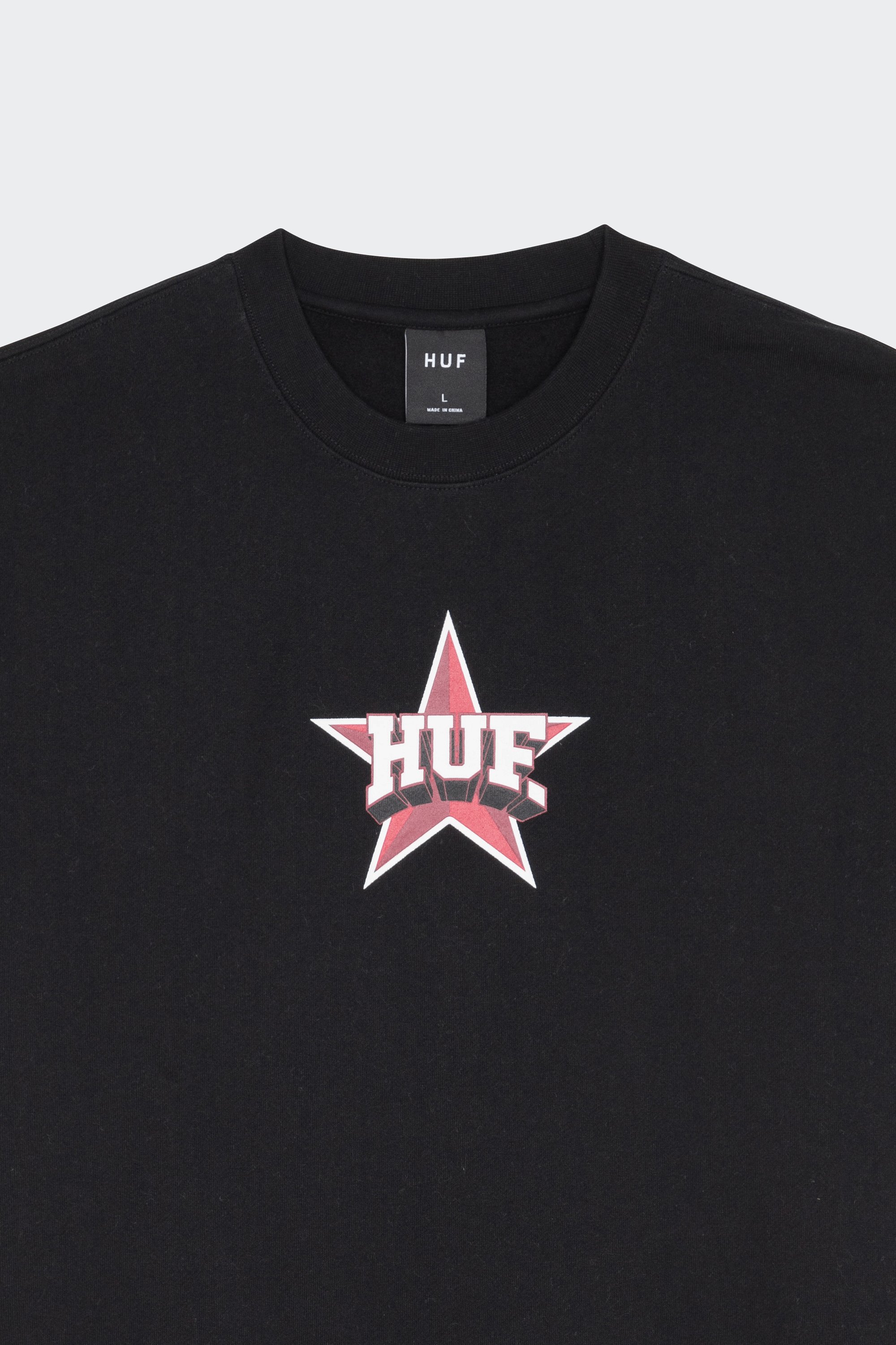 sweatshirt | Black by HUF sweatshirt Black