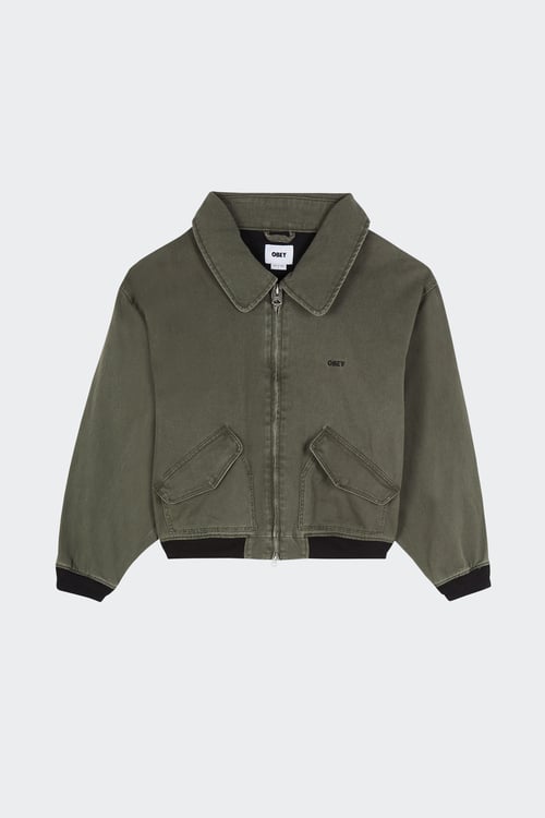 OBEY Veste Kaki