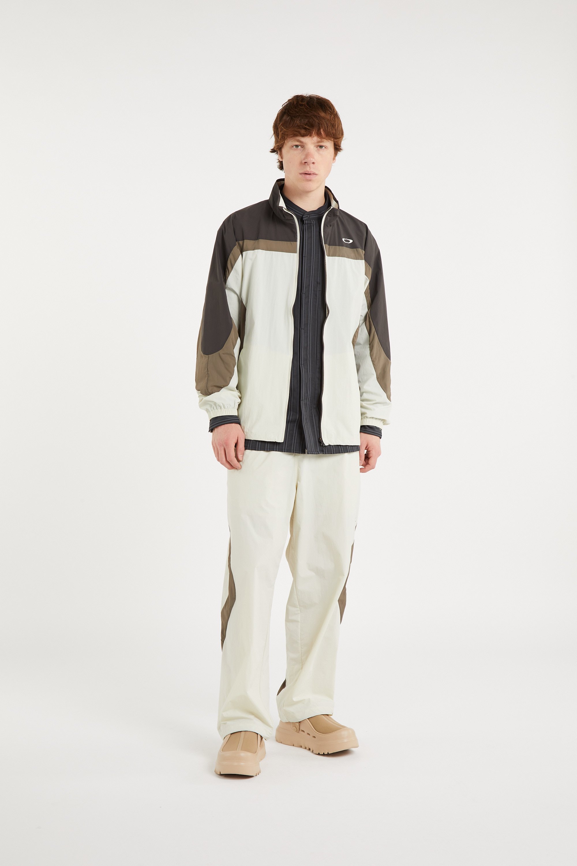 Oversized high-neck jacket OAKLEY Beige