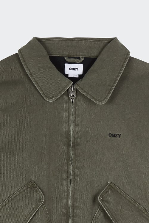 OBEY Veste Kaki