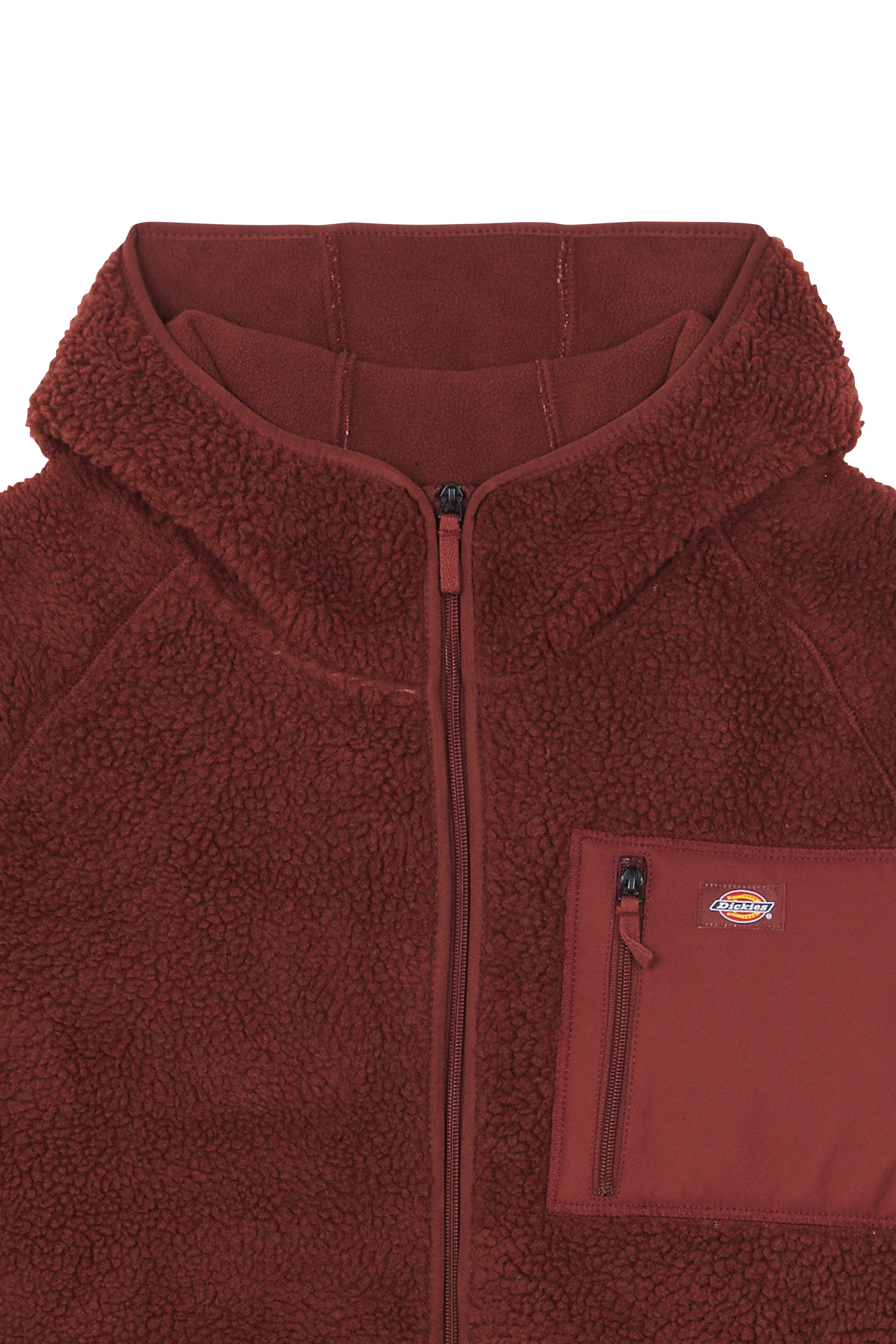 Hoodie zippé Bordeaux