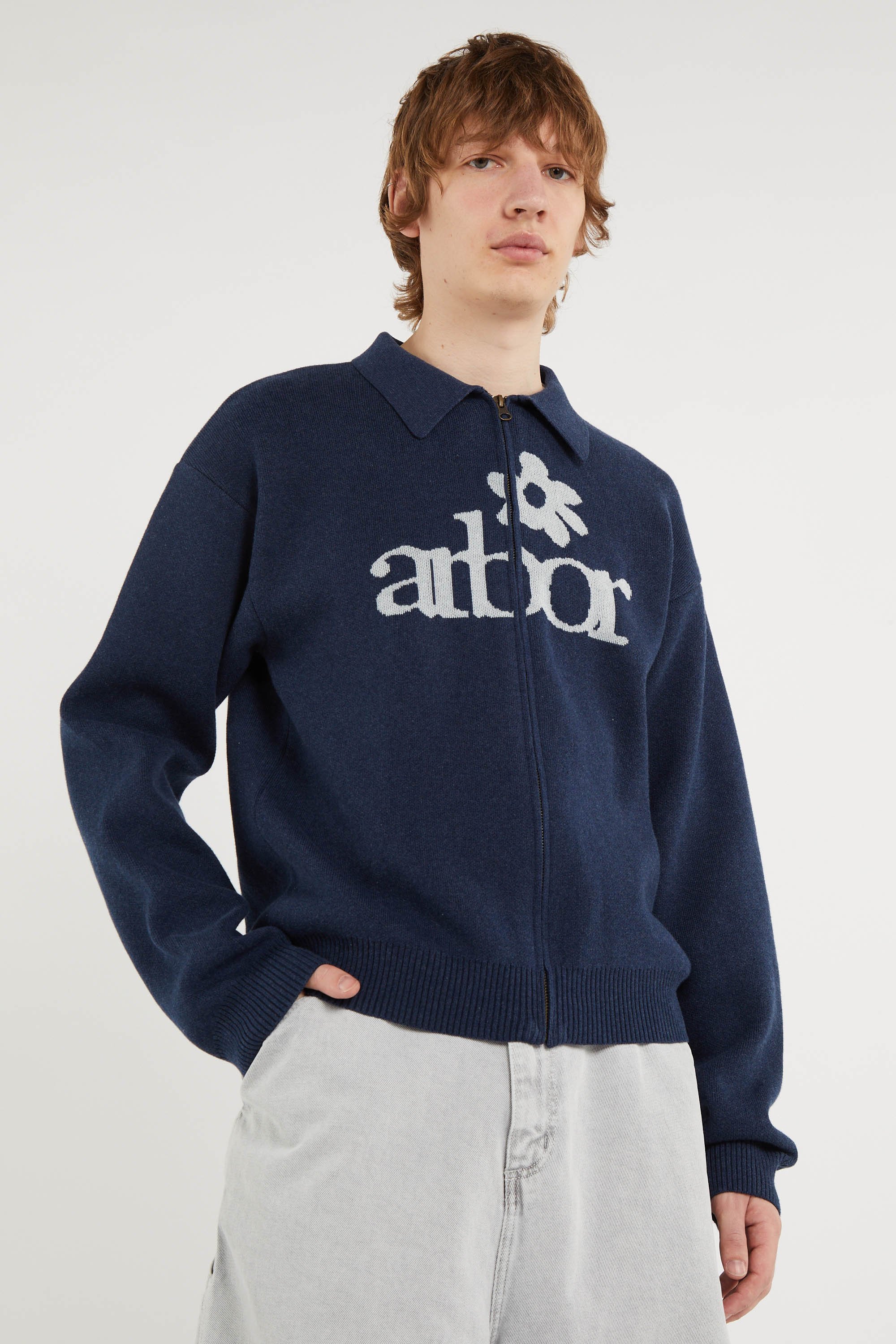 Cardigan | Bleu ARBOR Homme