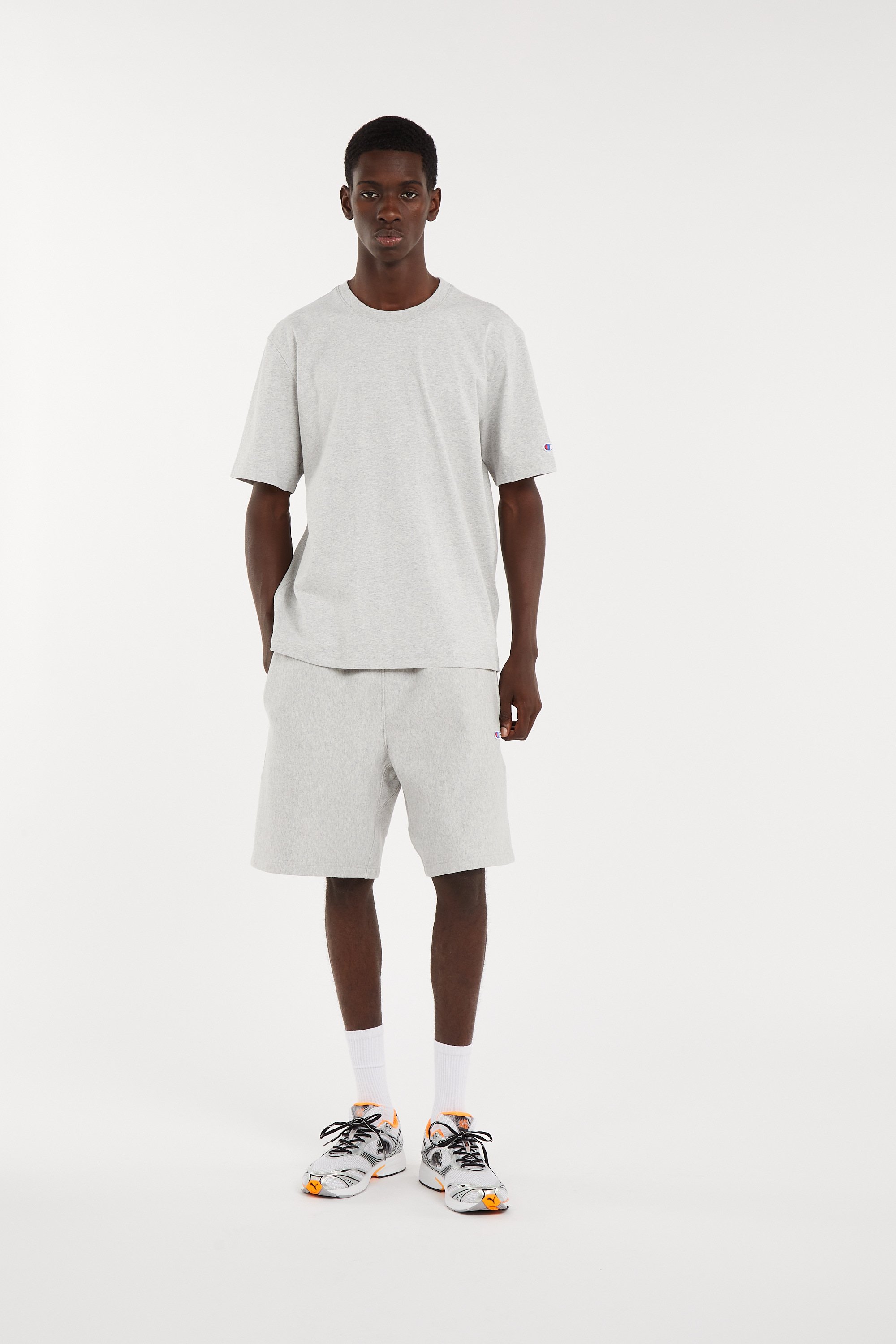 Men?s Storm 96 LO fabric and leather sneakers | Grey PUMA Men