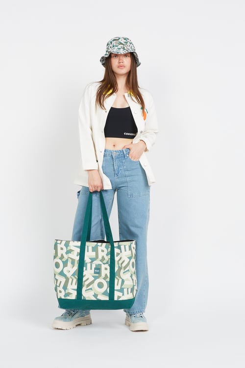 HUF Sac shopping Vert