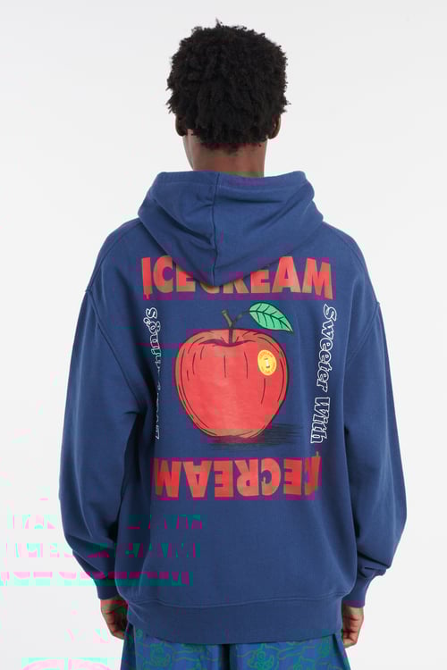 ICE CREAM Hoodie Bleu