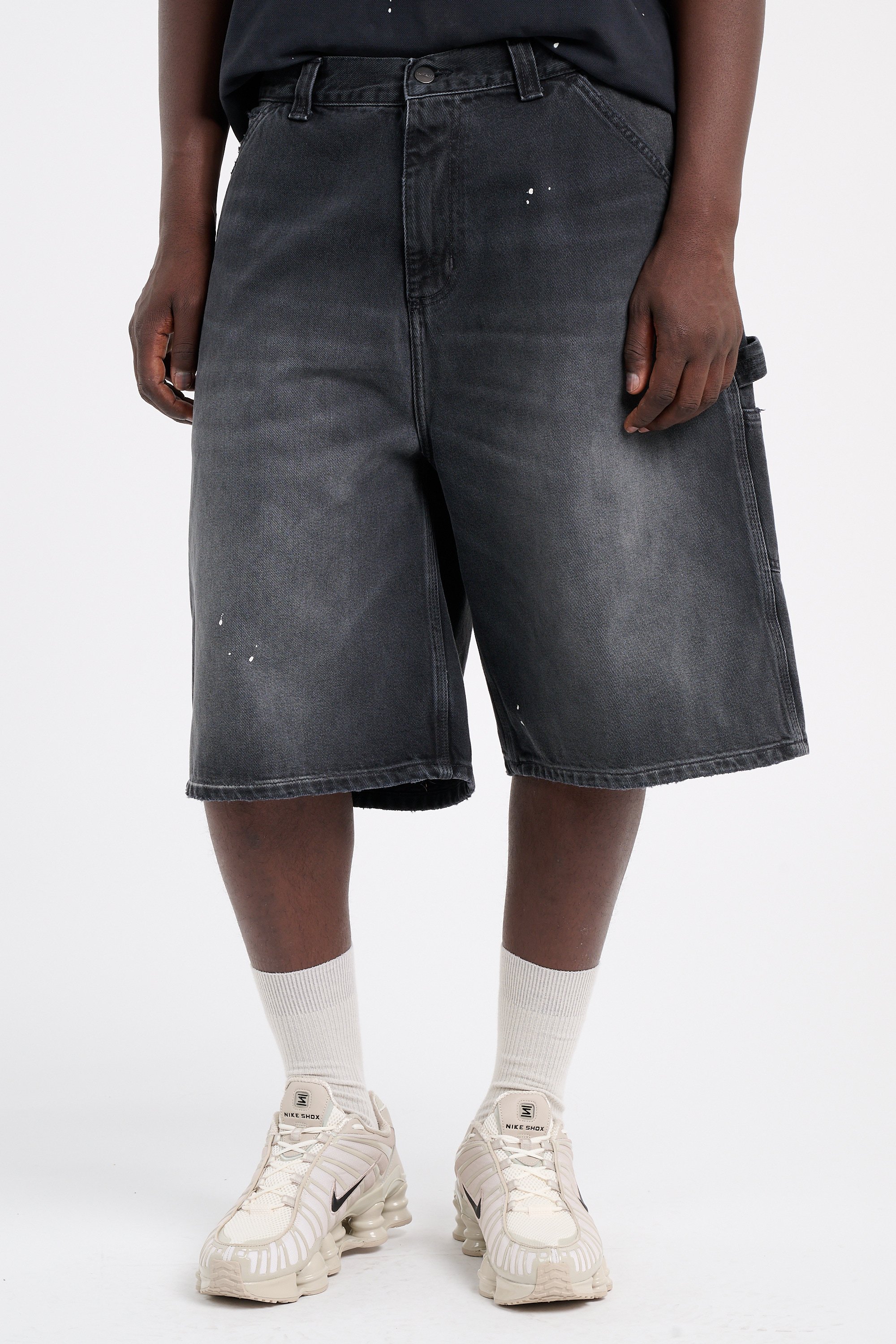 Denim Bermuda shorts | Black CARHARTT WIP Men