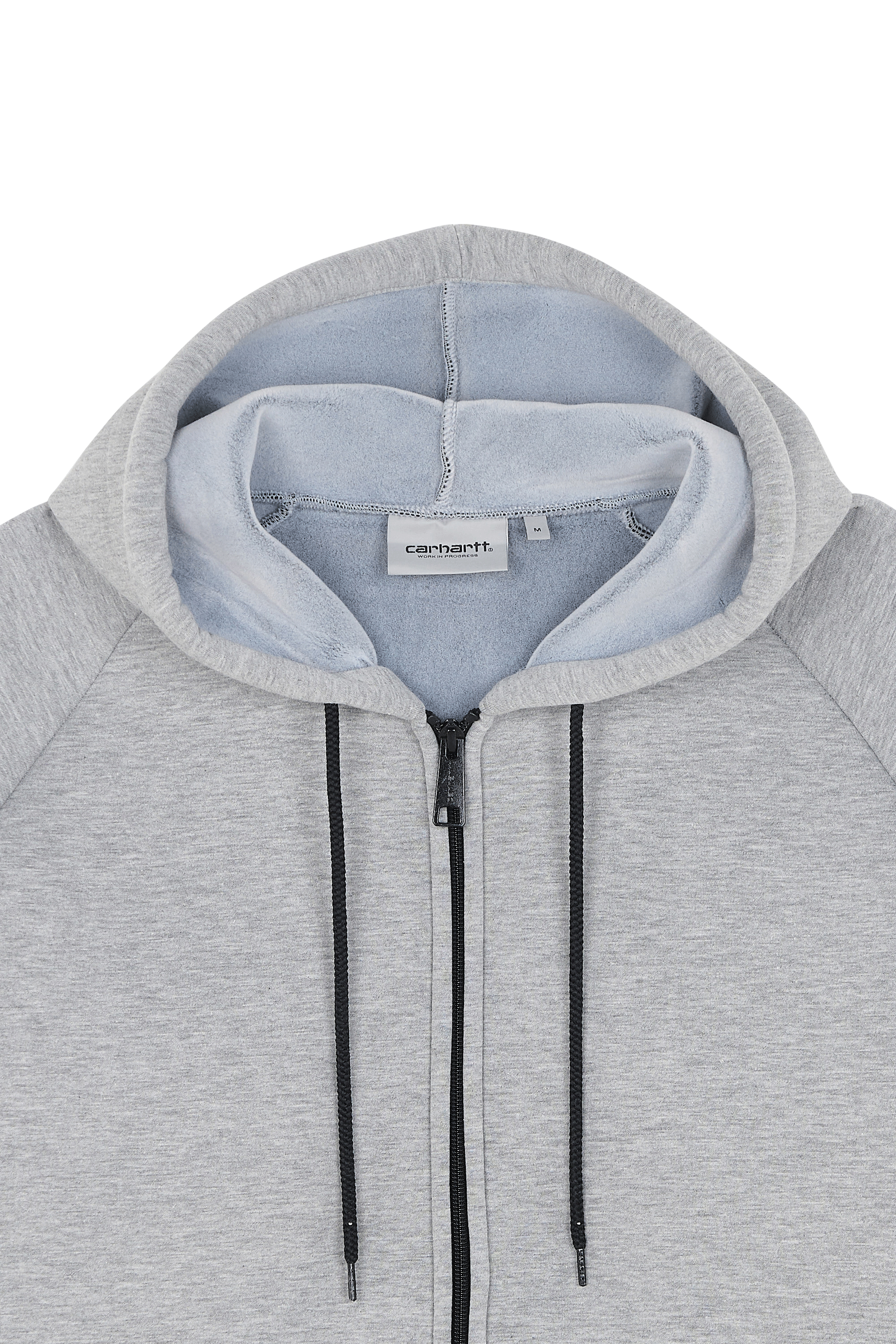 Zippered hoodie Grey
