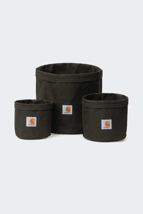 CARHARTT WIP Lot de 3 cache-pots Kaki
