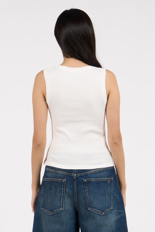 TOMMY JEANS Tank top White