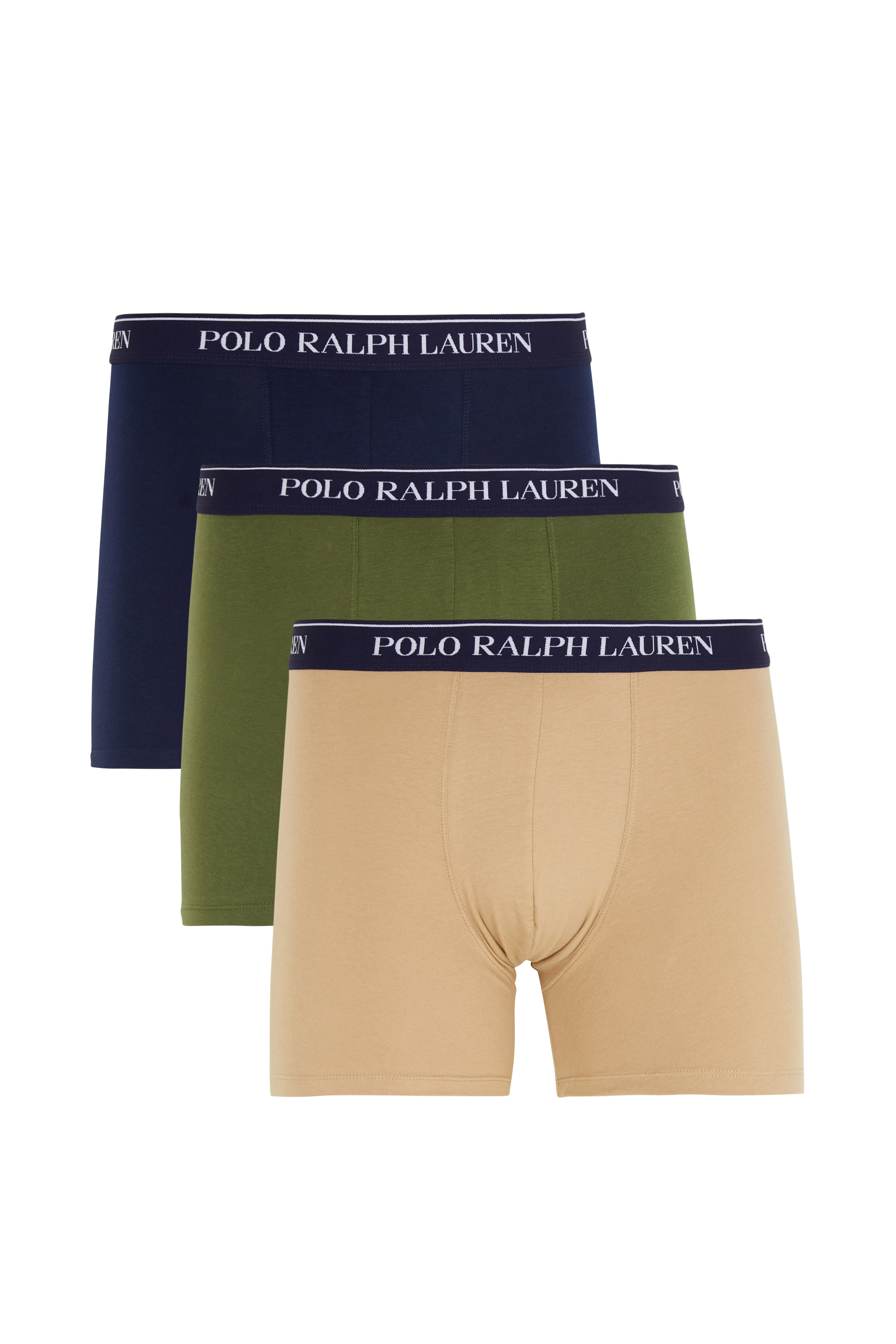 Lot de 3 boxers Stretch Cotton Boxer Brief 3-Pack 3pk sup olive/vint khaki/navy