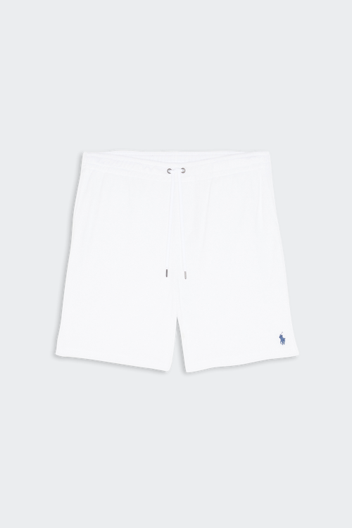 Regular Fit Elasticated Waist Mini Jean Short Short Blanc
