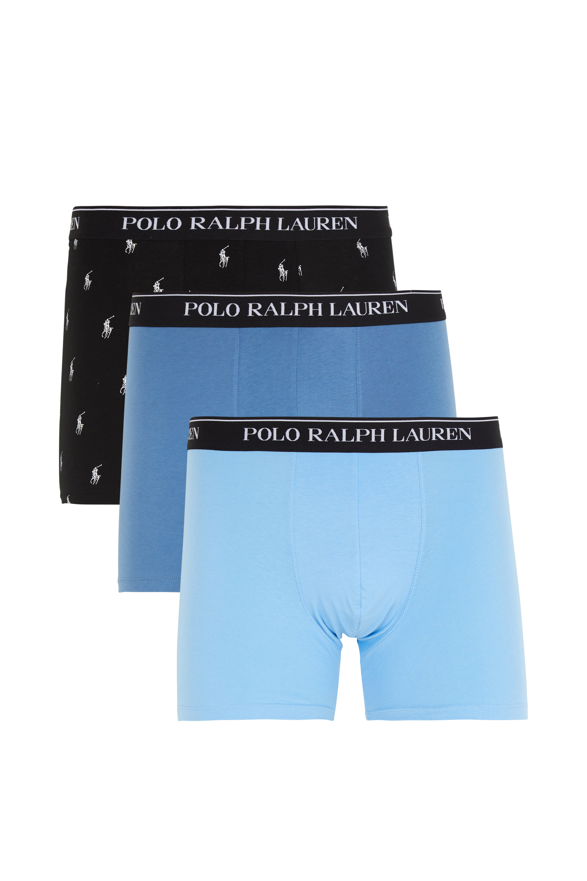 Lot de 3 boxers Stretch Cotton Boxer Brief 3-Pack 3pk delta blu/chat blu/blk aop