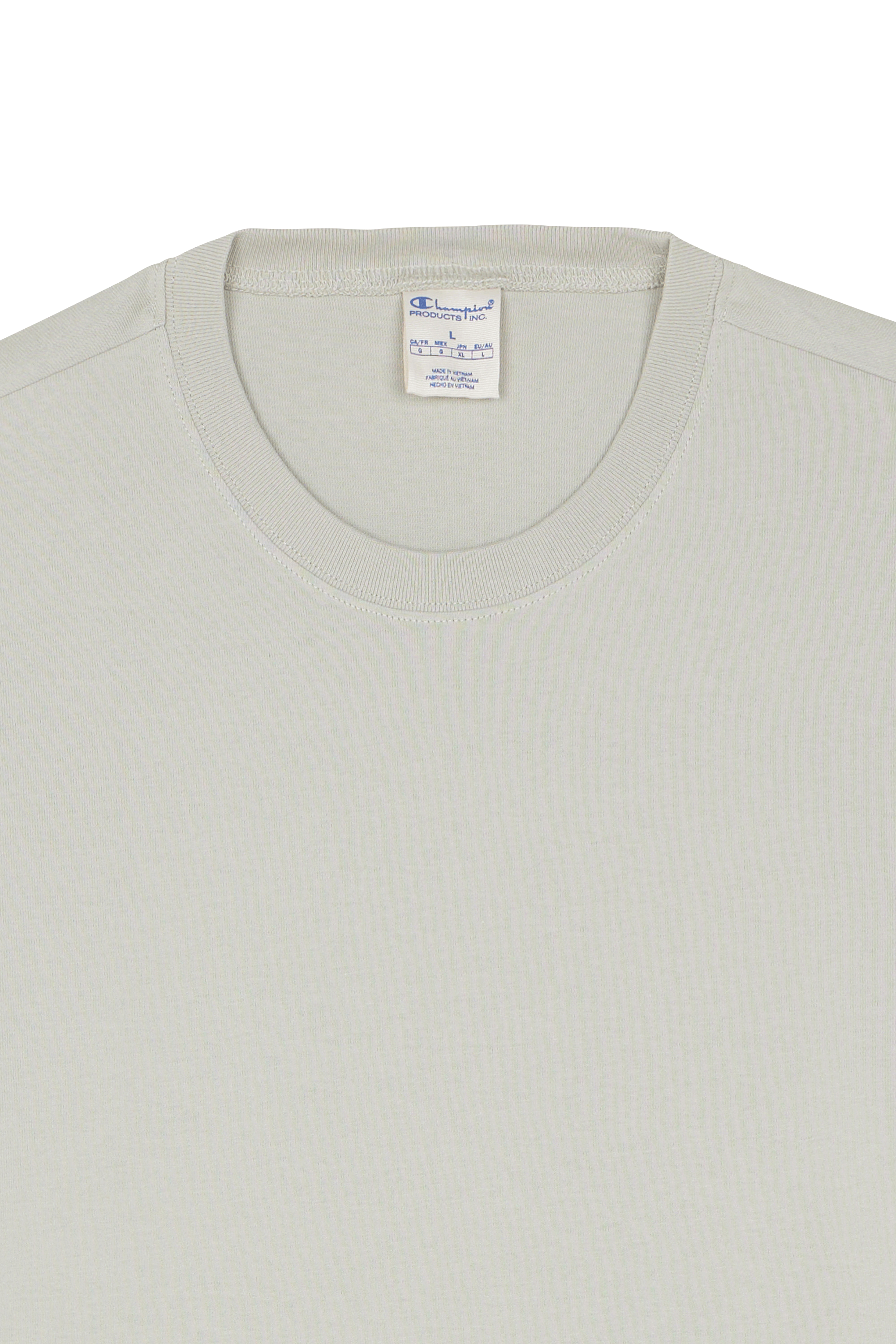 Regular-fit round-neck cotton T-shirt CHAMPION Green