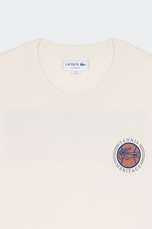 LACOSTE T-shirt Beige