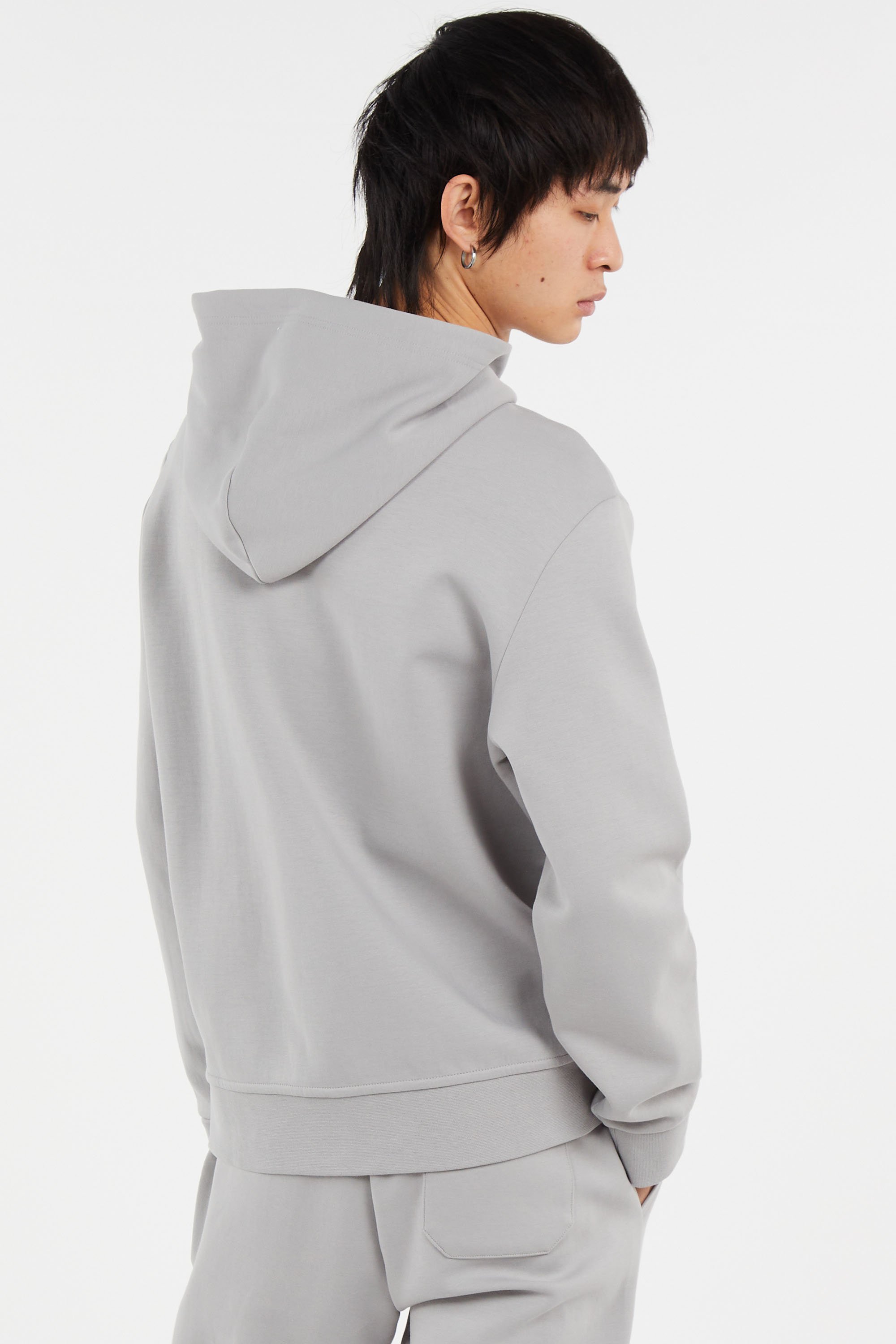 Hoodie zippé Gris