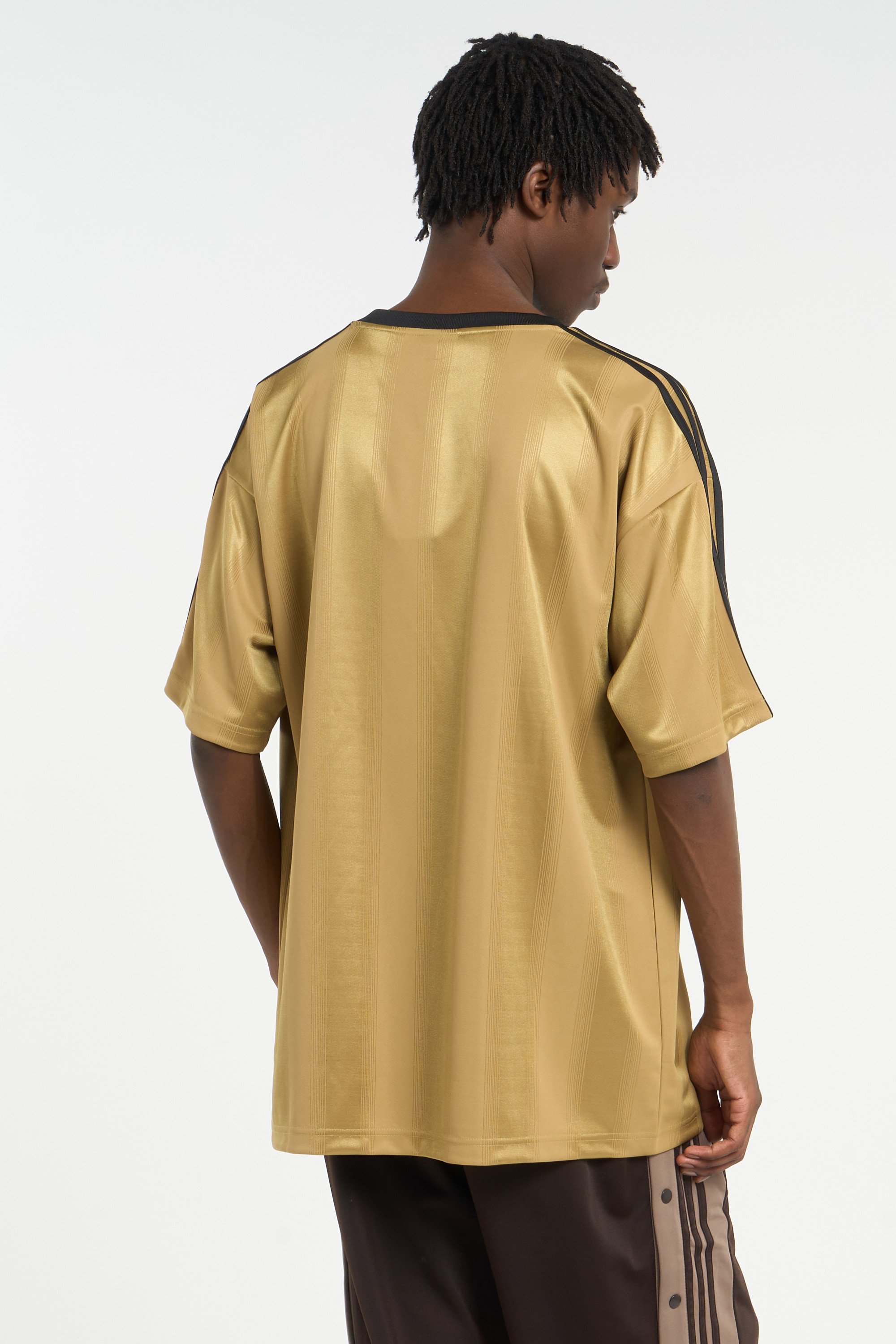Regular-fit round-neck cotton T-shirt | Yellow ADIDAS Men