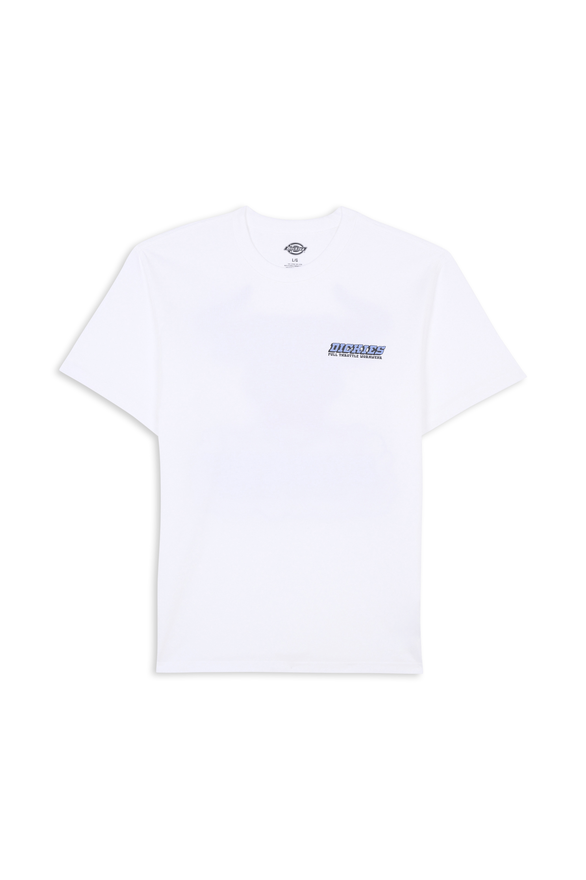 Regular-fit round-neck cotton T-shirt | White DICKIES Men