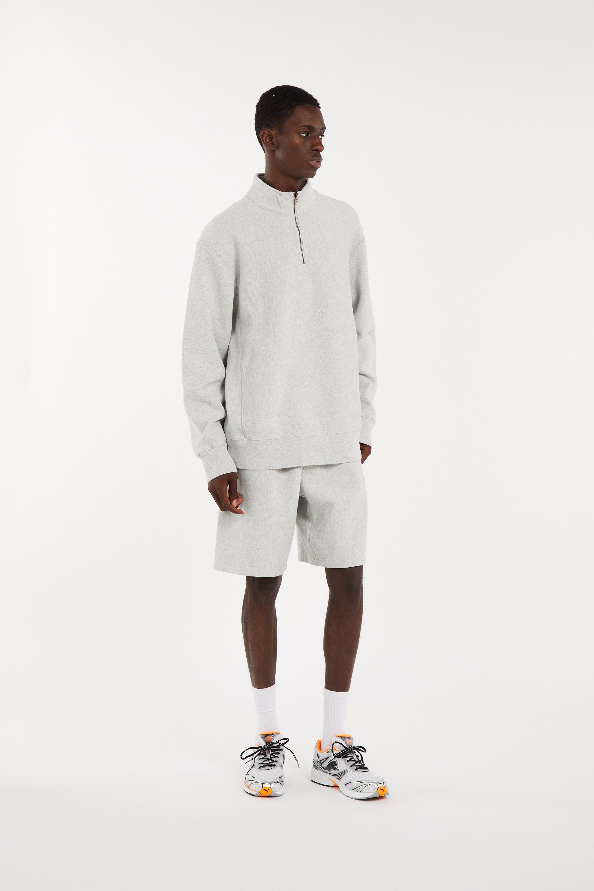 Tommy badge sweatshirt CHAMPION Grey