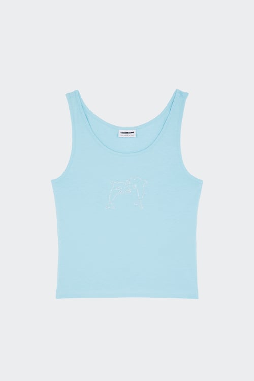 NOISY MAY Débardeur Bleu