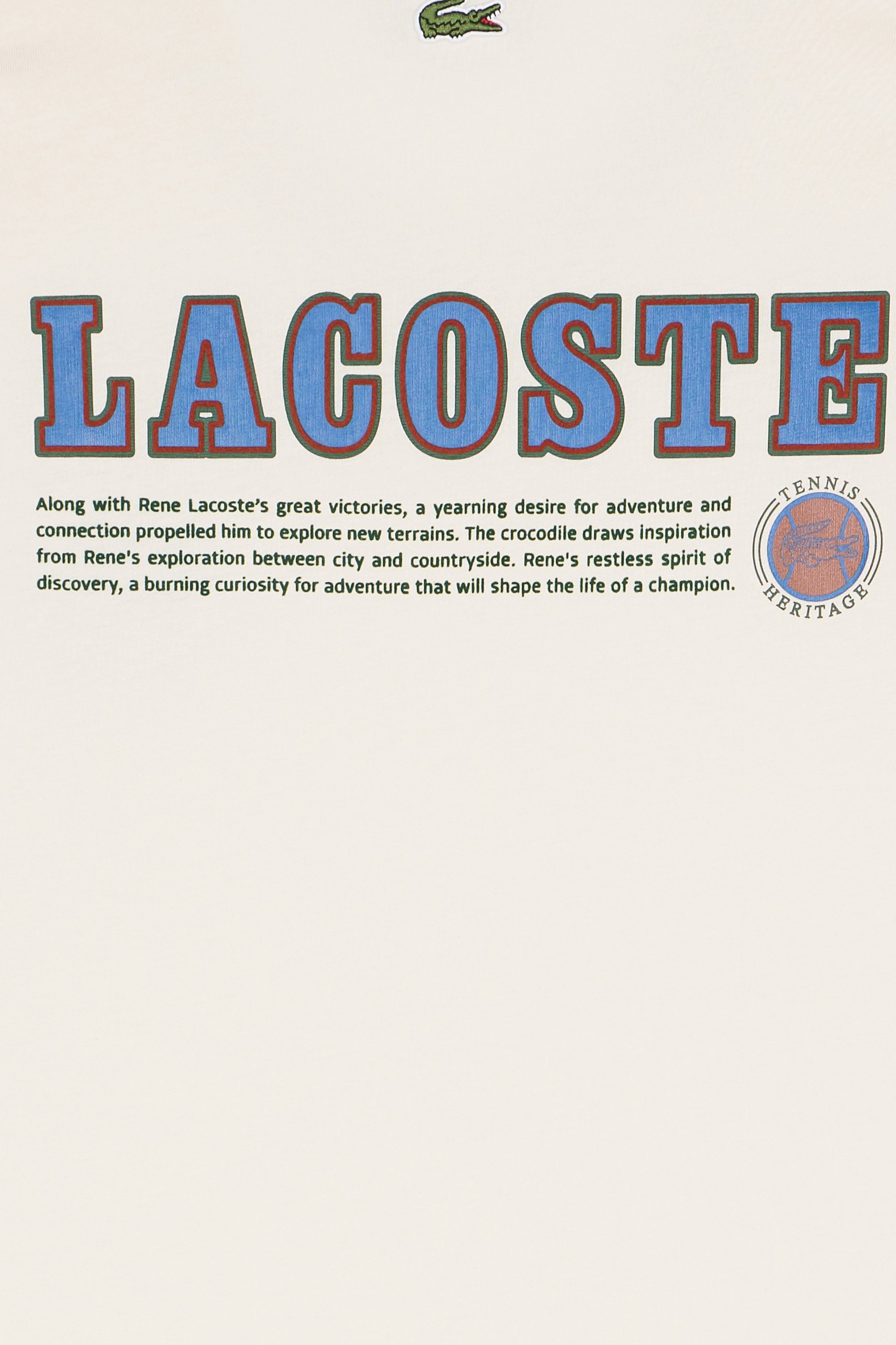 T-shirt | Beige by LACOSTE T-shirt Beige