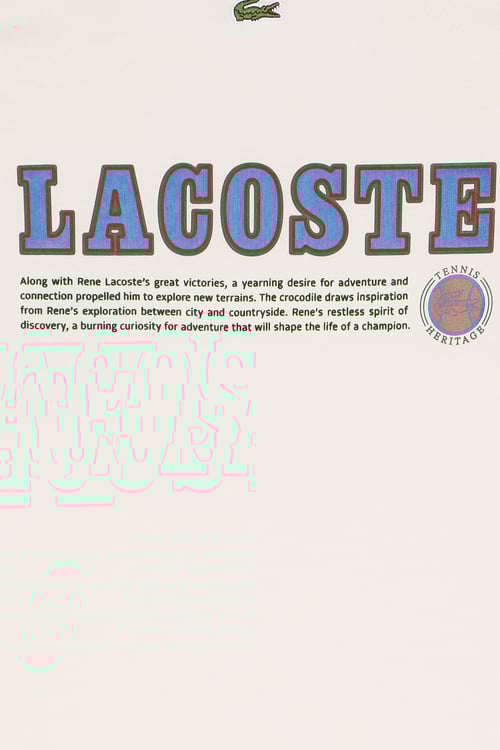 LACOSTE T-shirt Beige