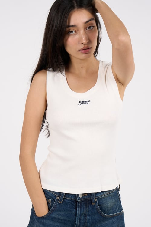TOMMY JEANS Tank top White