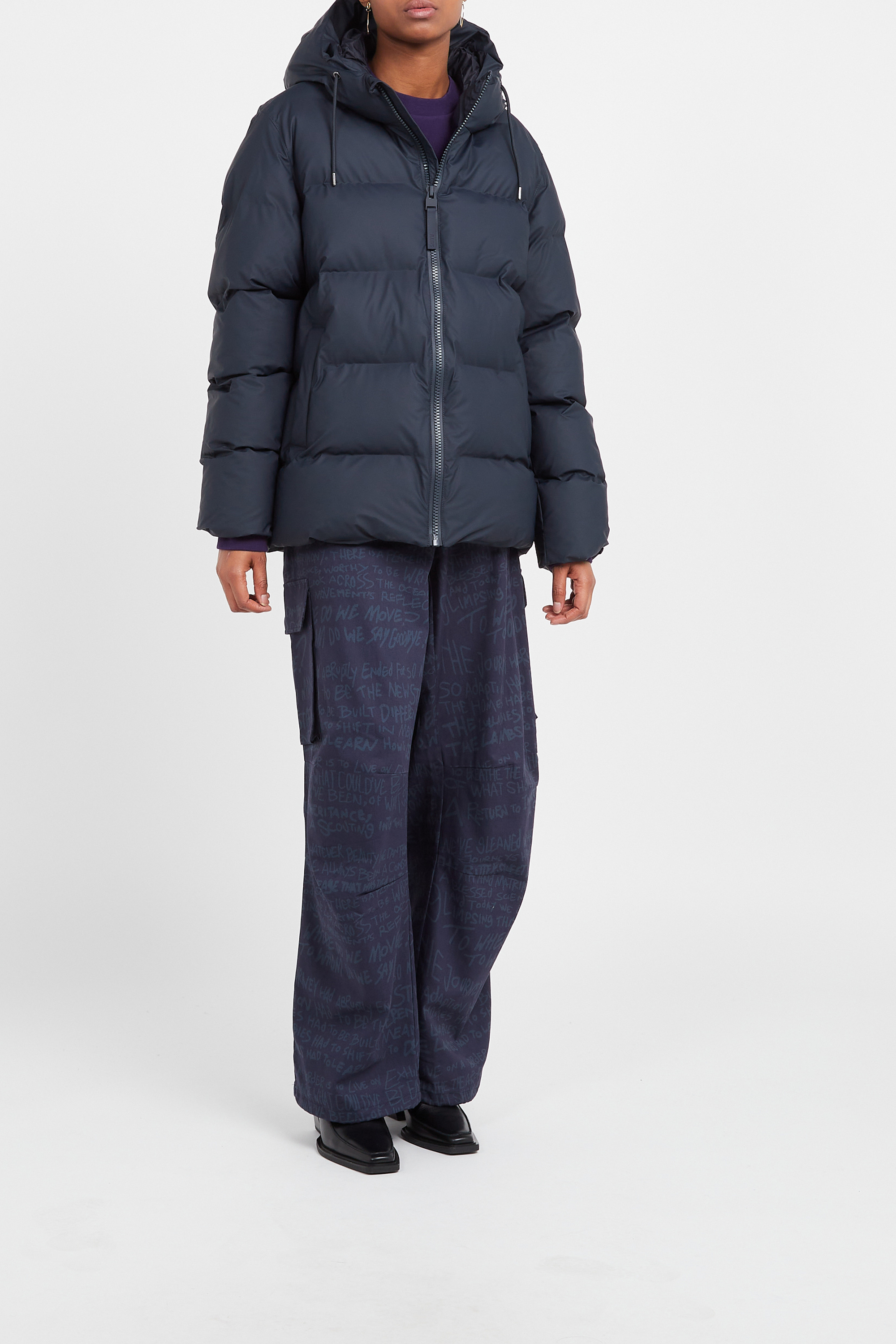 Puffer Jacket | Blue RAINS Women