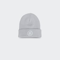 Beanie R LOGO Light grey