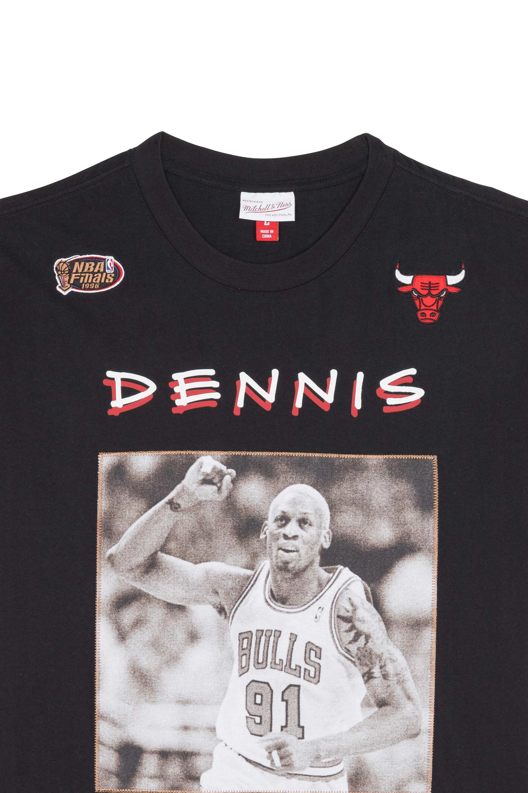 T-shirt MITCHELL & NESS Black
