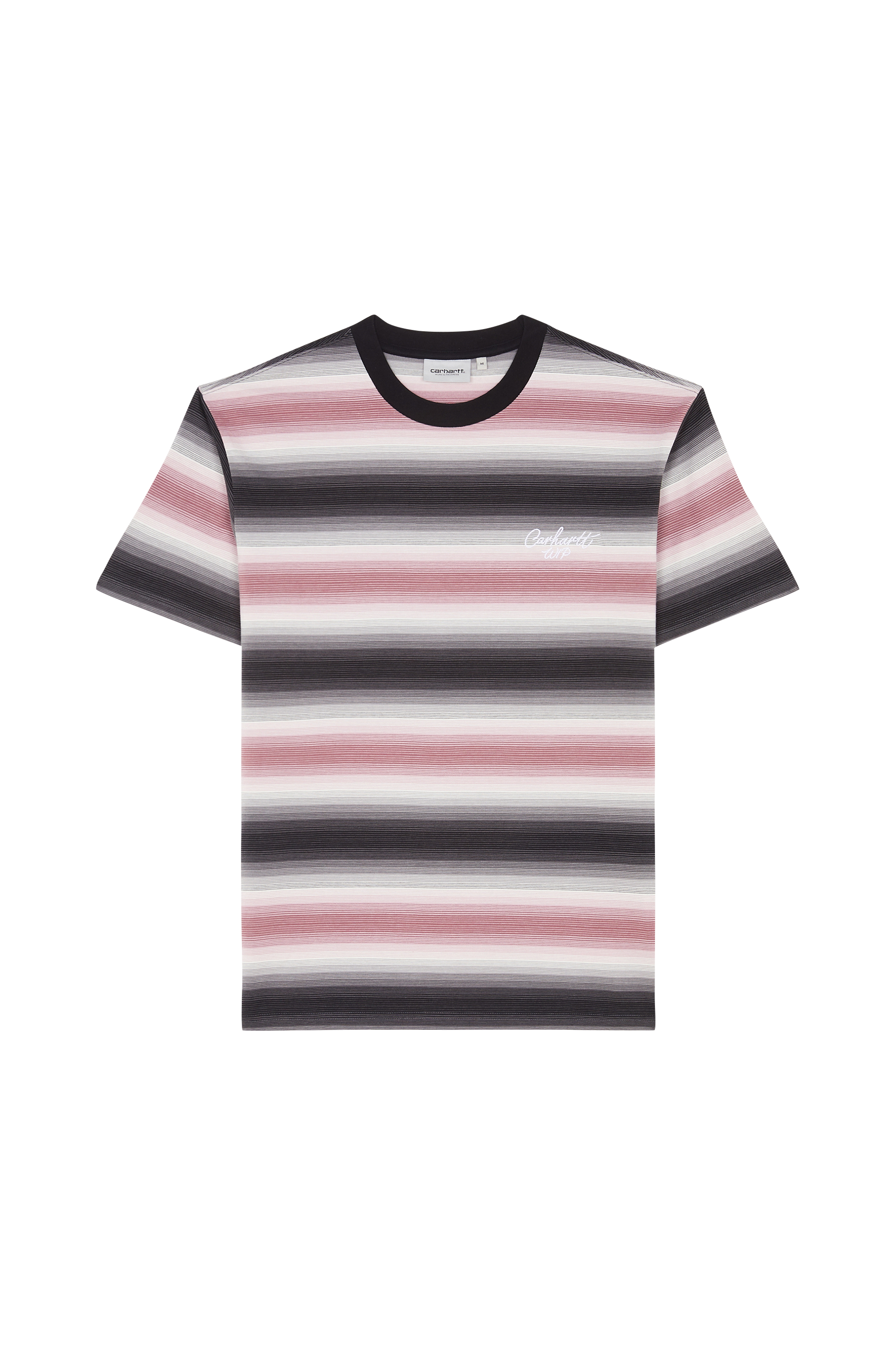 Regular-fit round-neck cotton T-shirt Multicolored