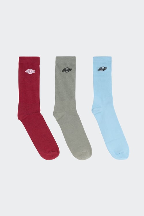 DICKIES Lot de 3 chaussettes Rouge