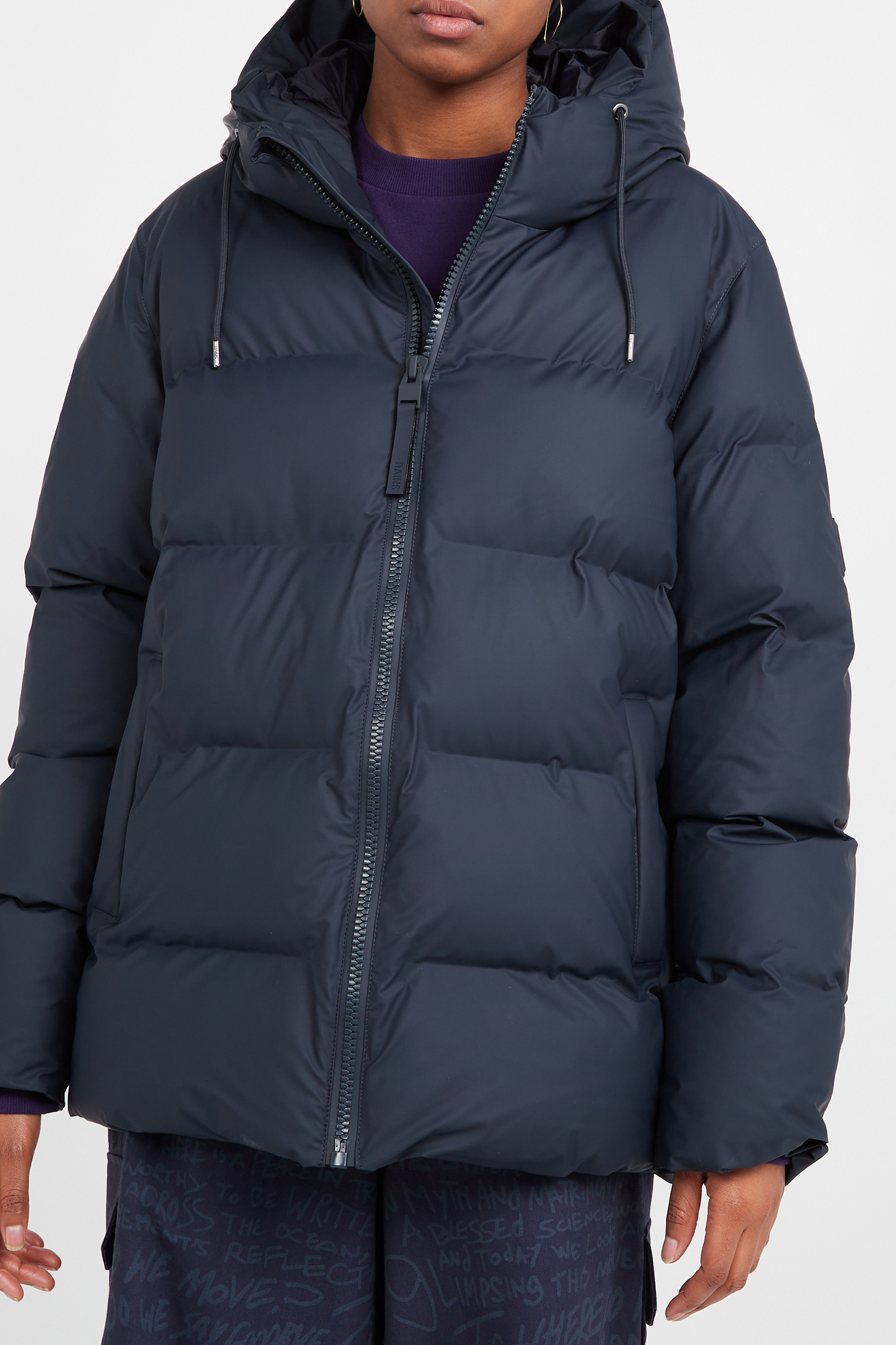 Puffer Jacket | Blue RAINS Women