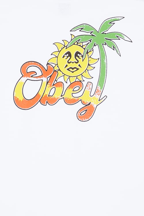 OBEY T-shirt Blanc