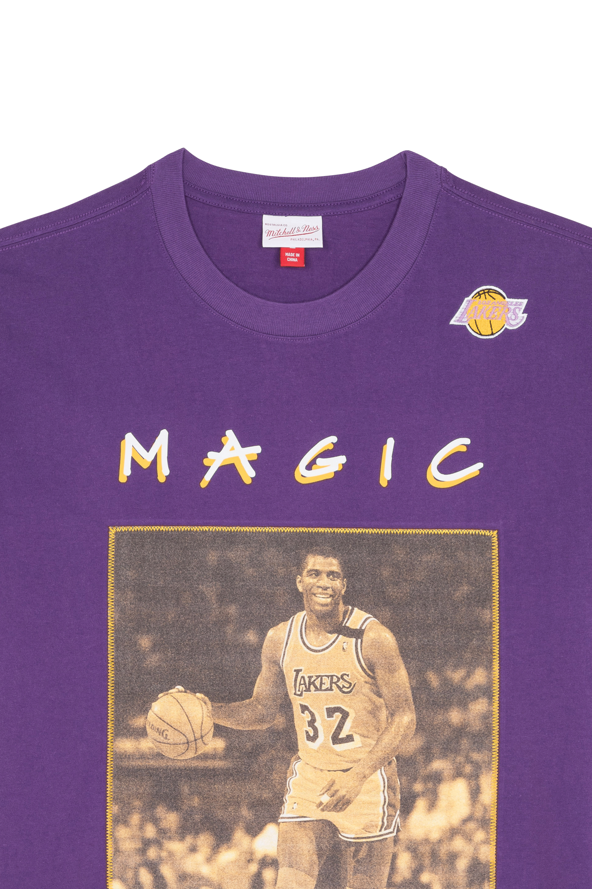 T-shirt MITCHELL & NESS Purple