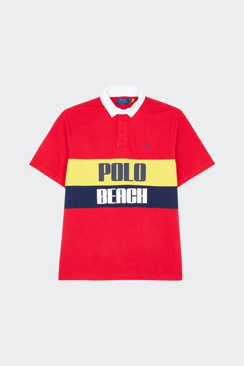 POLO RALPH LAUREN Polo manches courtes Rouge