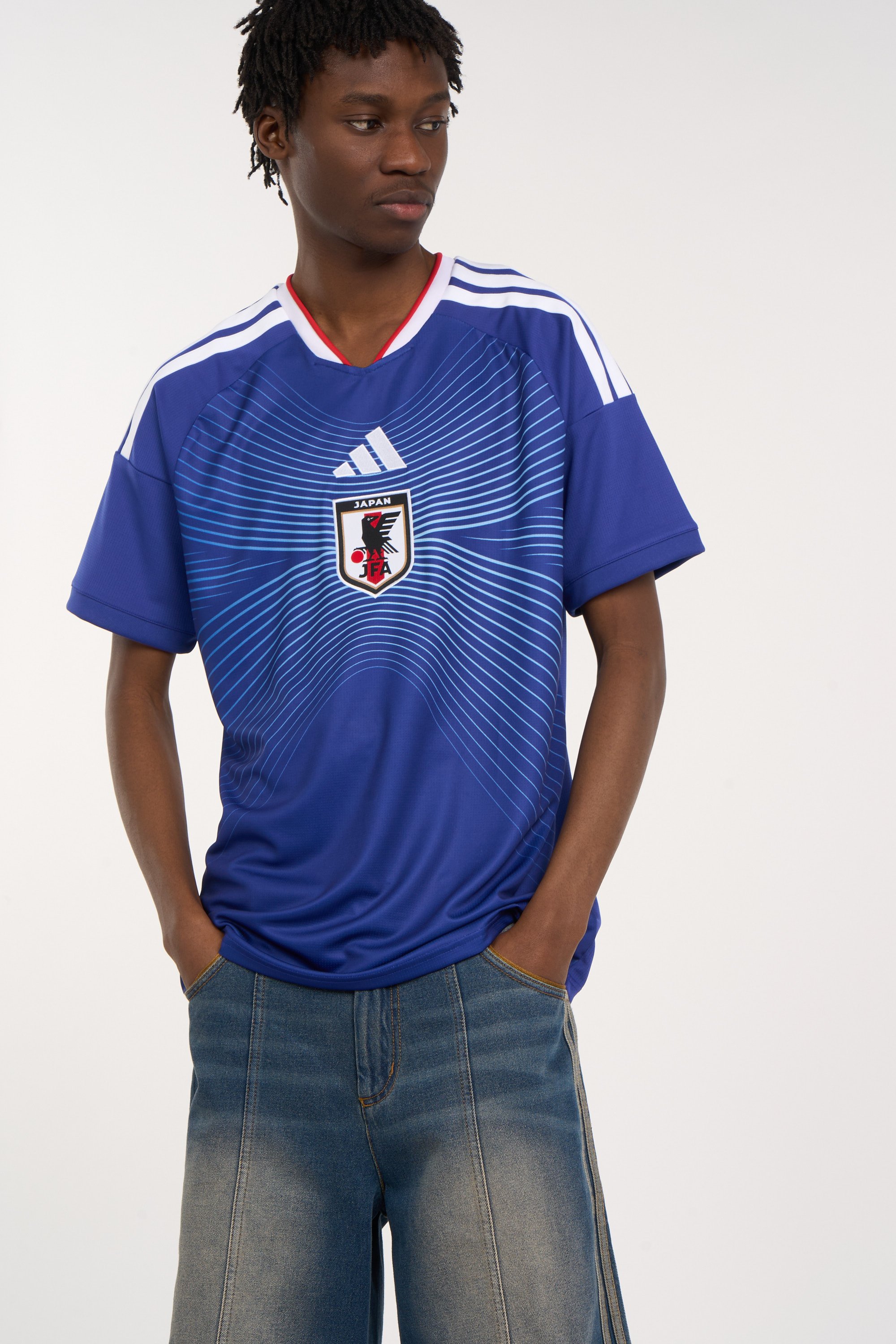Maillot de sport | Bleu ADIDAS Homme