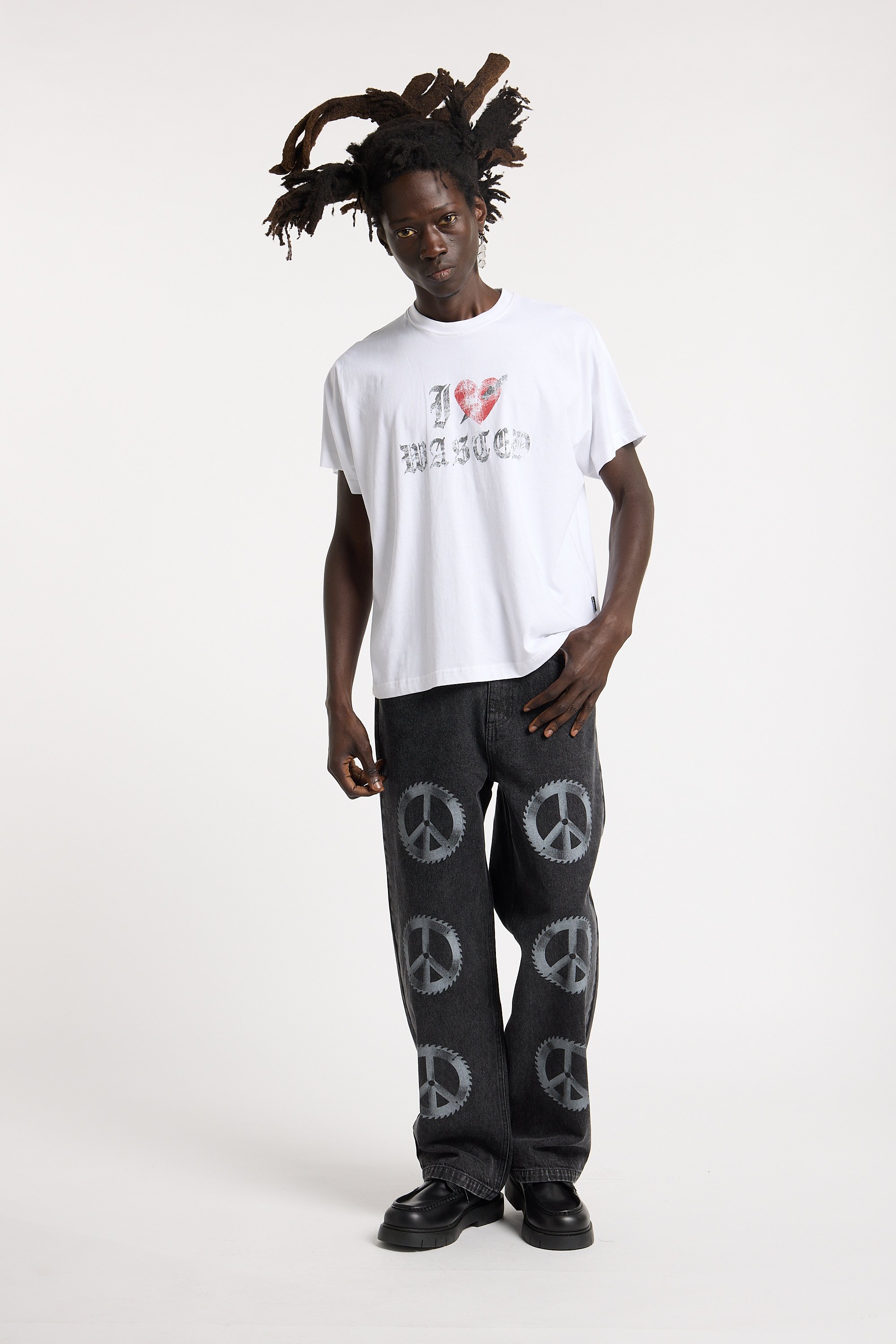 T-shirt WASTED Blanc