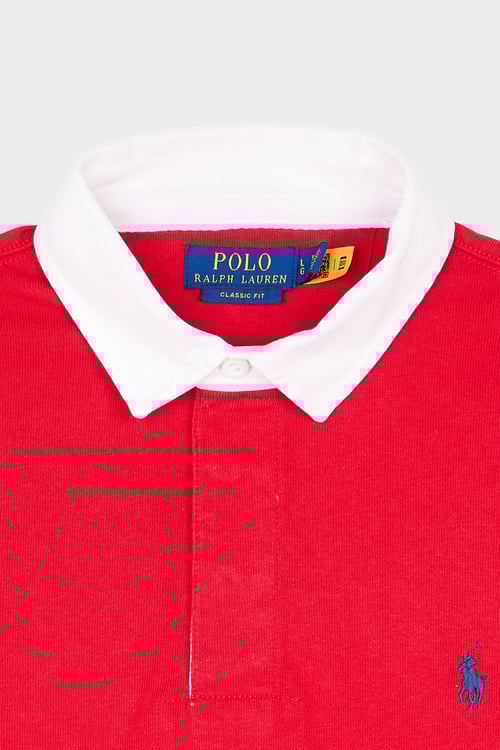 POLO RALPH LAUREN Polo manches courtes Rouge