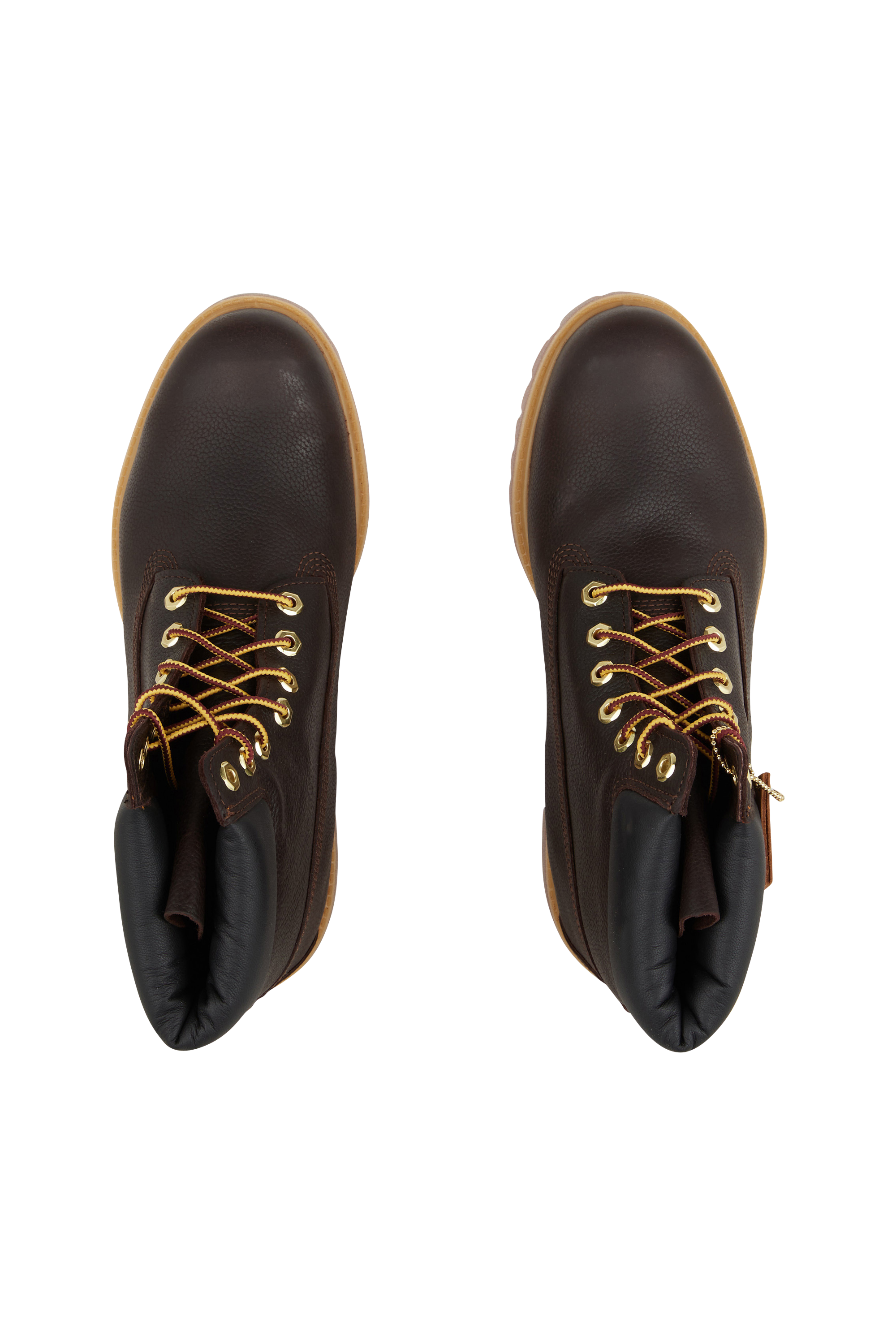 Heeled leather mid-calf boots Brown