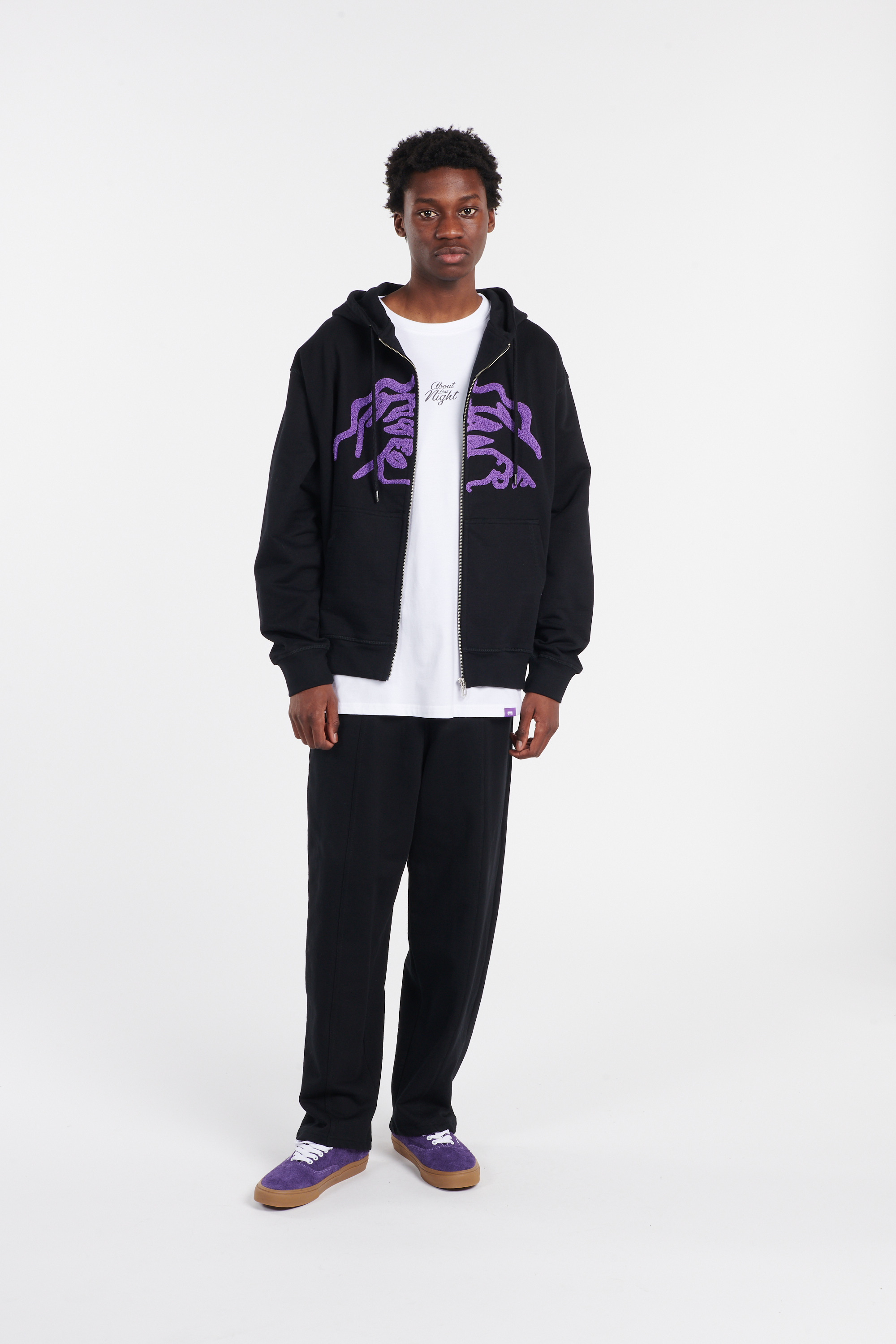 Hoodie zippé Noir