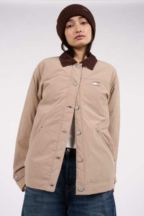 TOMMY JEANS Jacket Brown