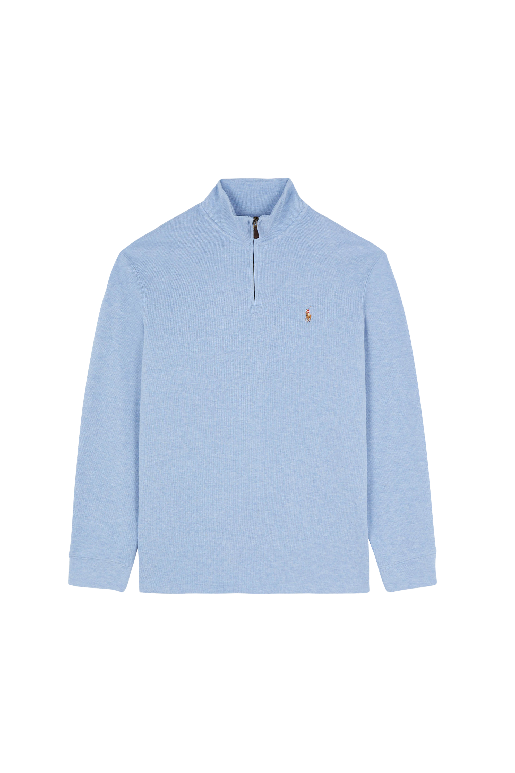 Sweatshirt Estate-Rib Quarter-Zip Pullover Isle heather