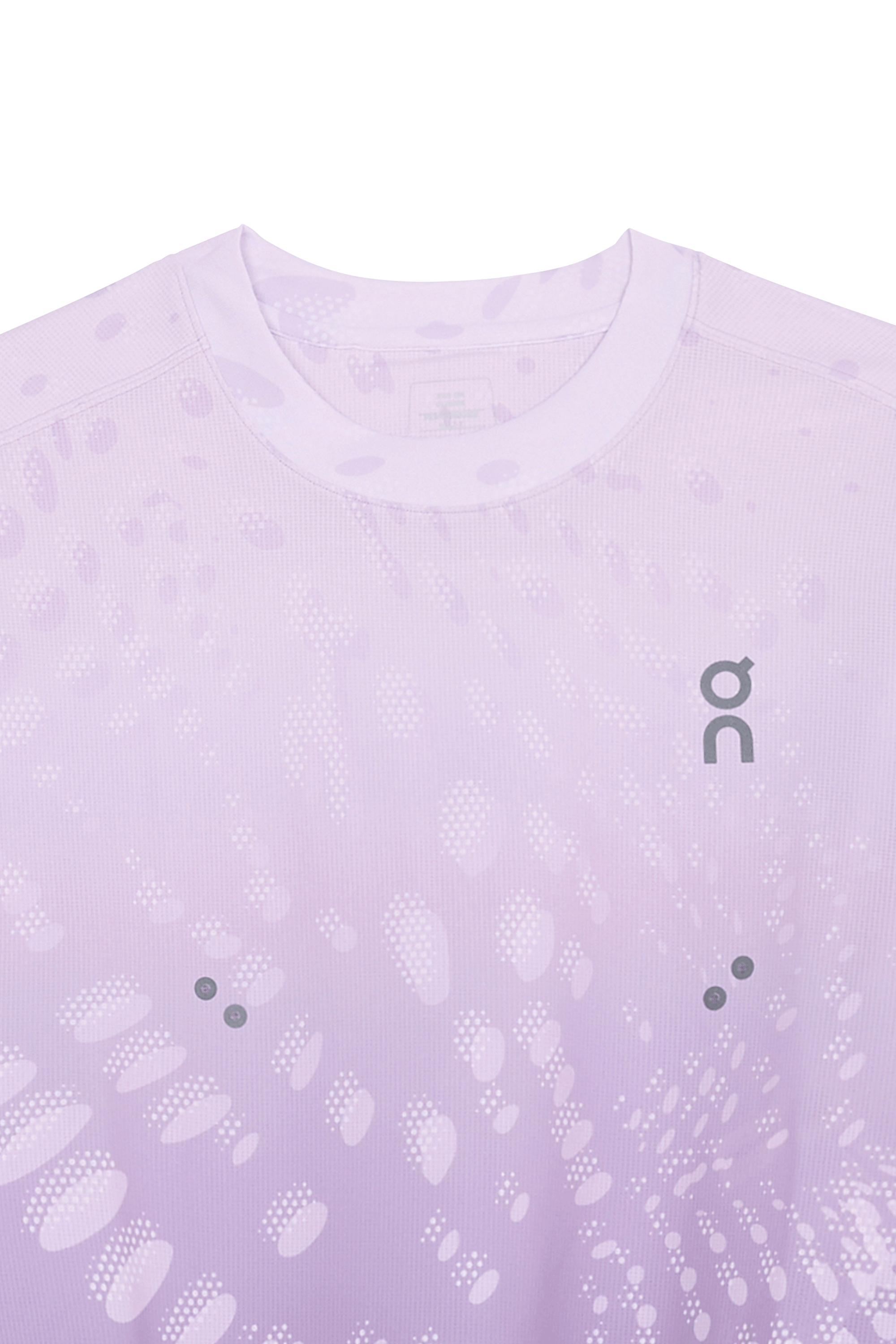 Regular-fit round-neck cotton T-shirt | Purple ON Women