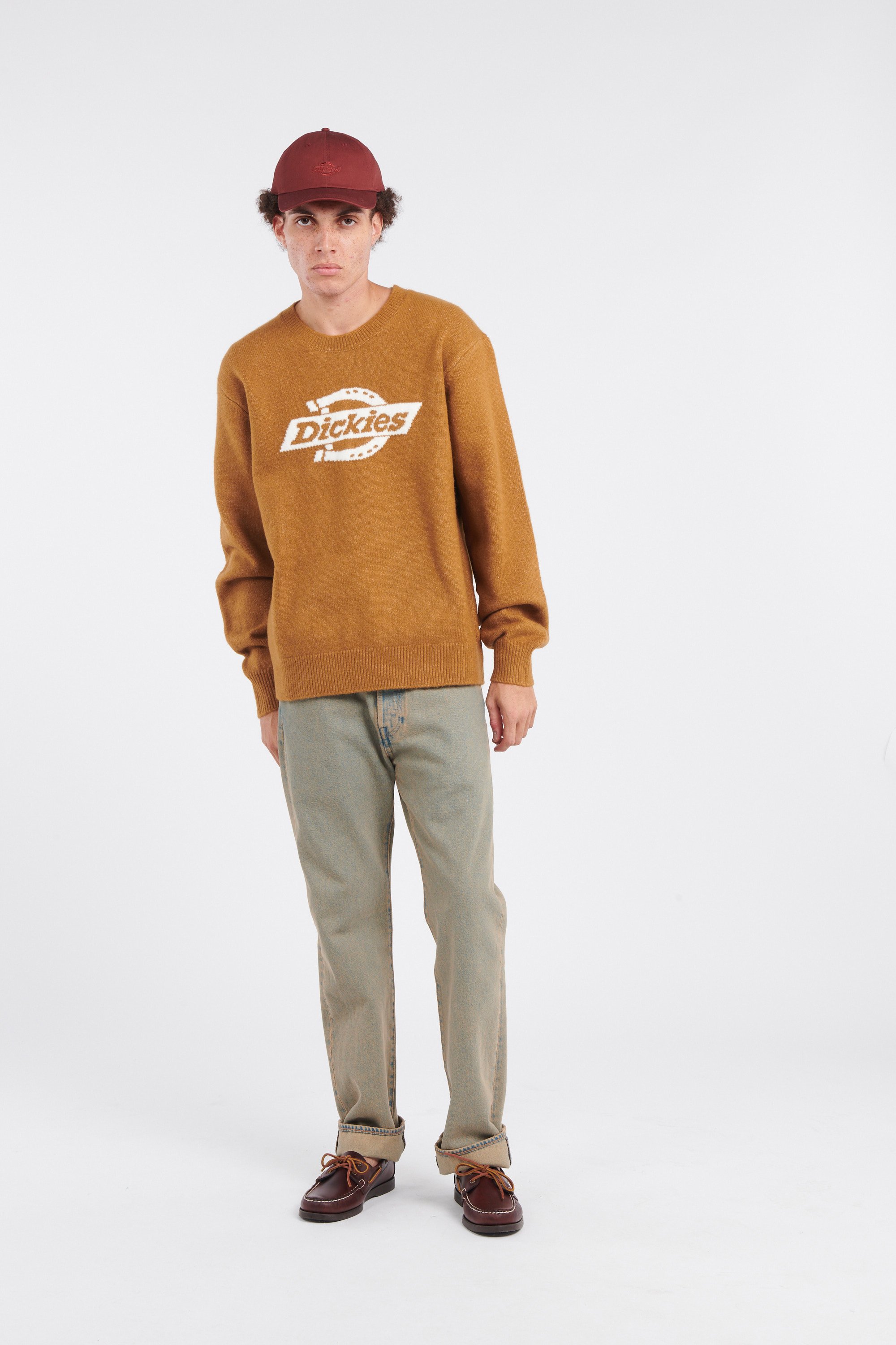 Sweater | Brown by DICKIES Sweater Brown
