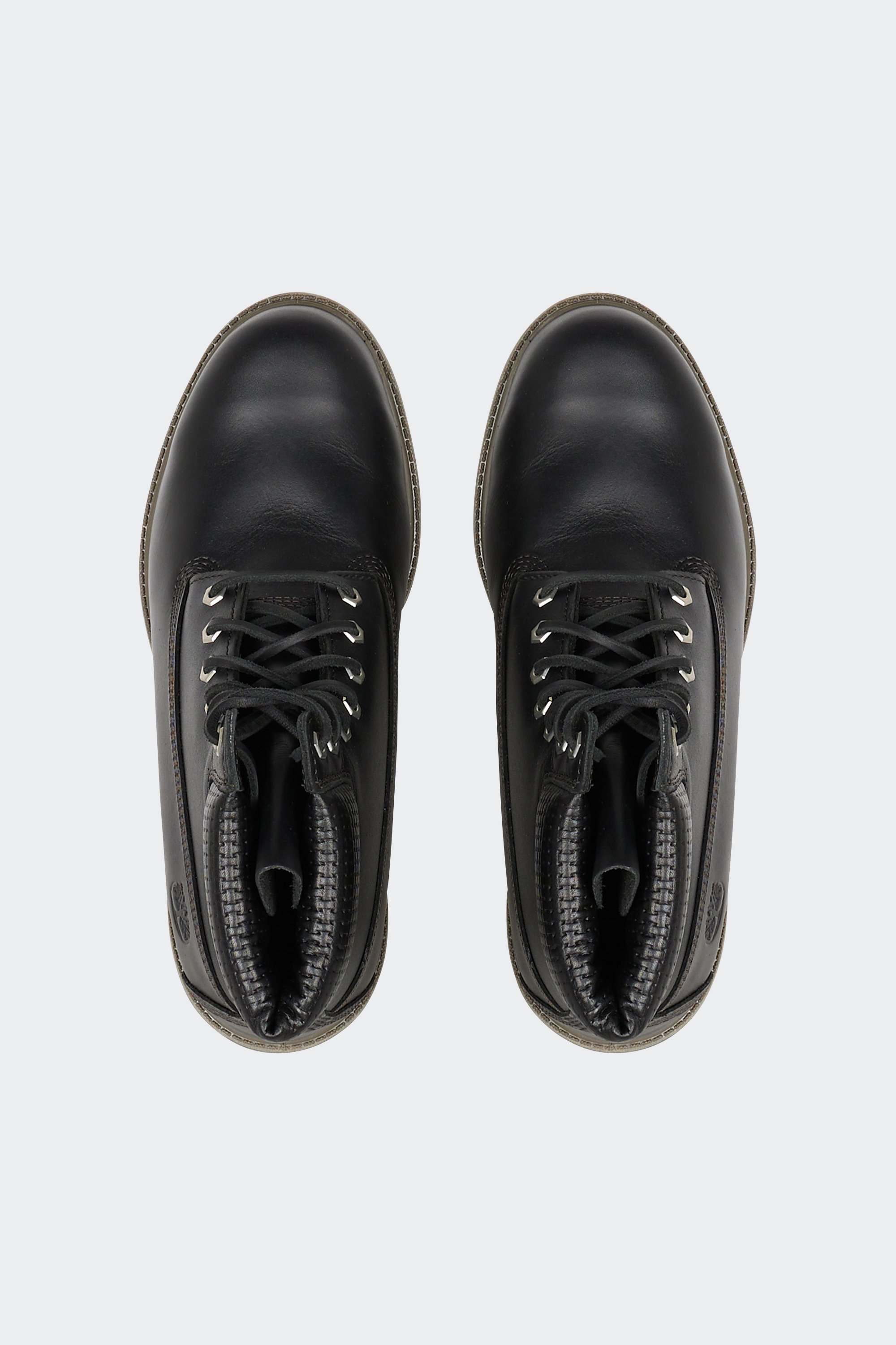 Heeled leather mid-calf boots | Black by TIMBERLAND Heeled leather mid-calf boots Black