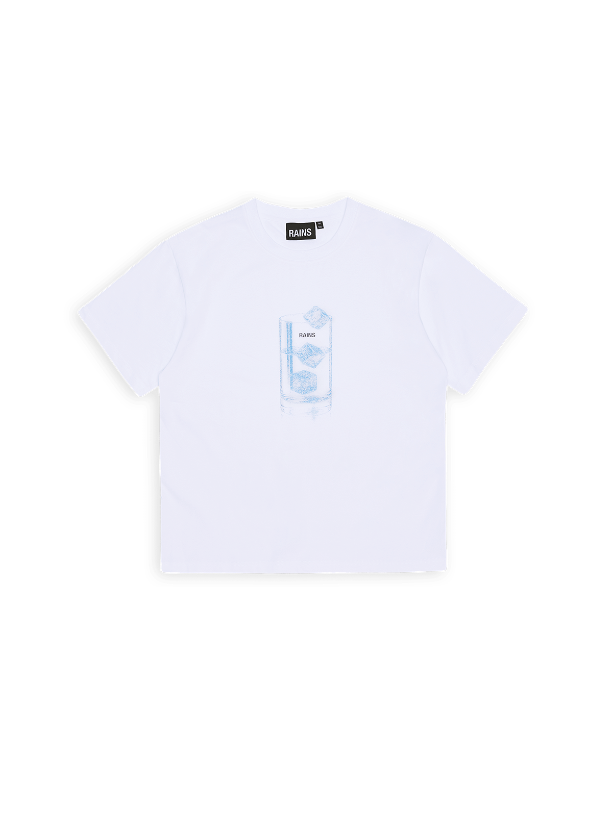 Round neck t-shirt CLASSIC CUBES White