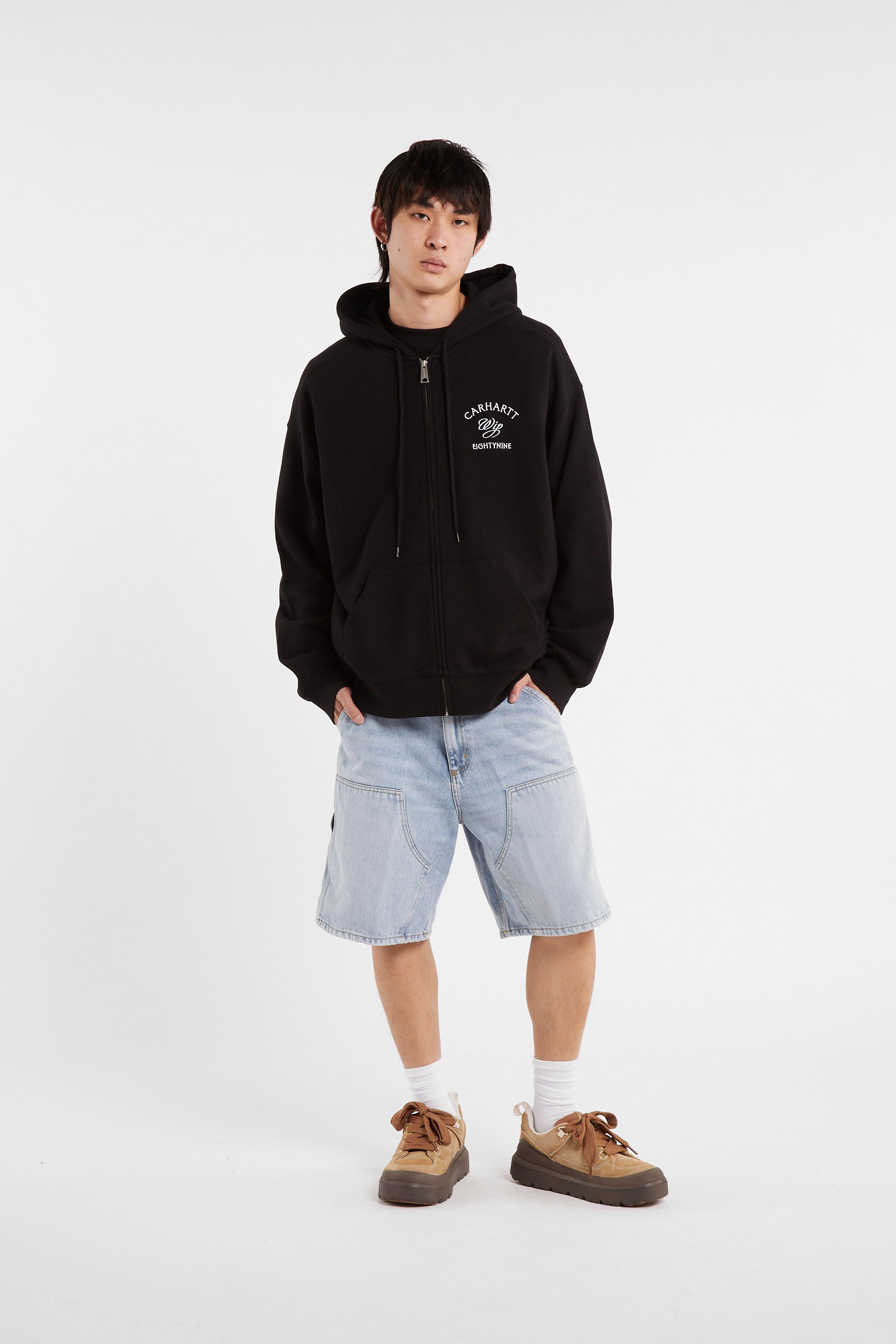 Hoodie zippé CARHARTT WIP Noir