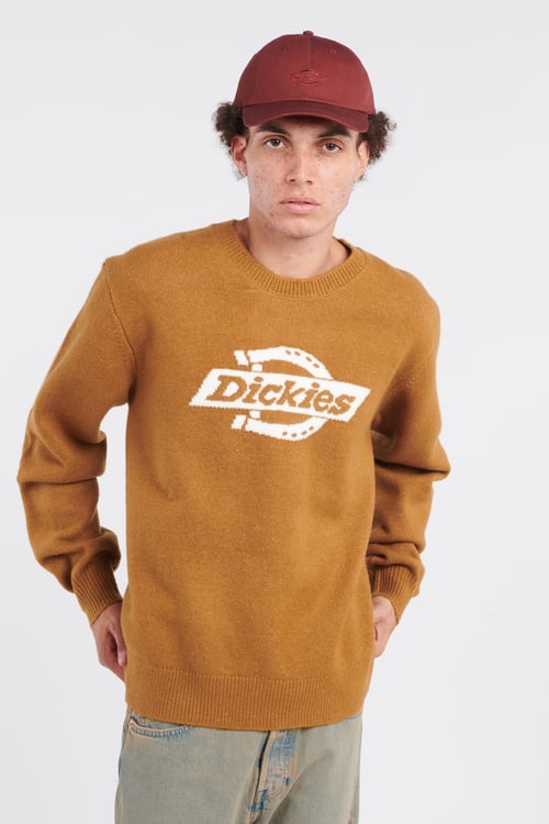 DICKIES Pull Marron