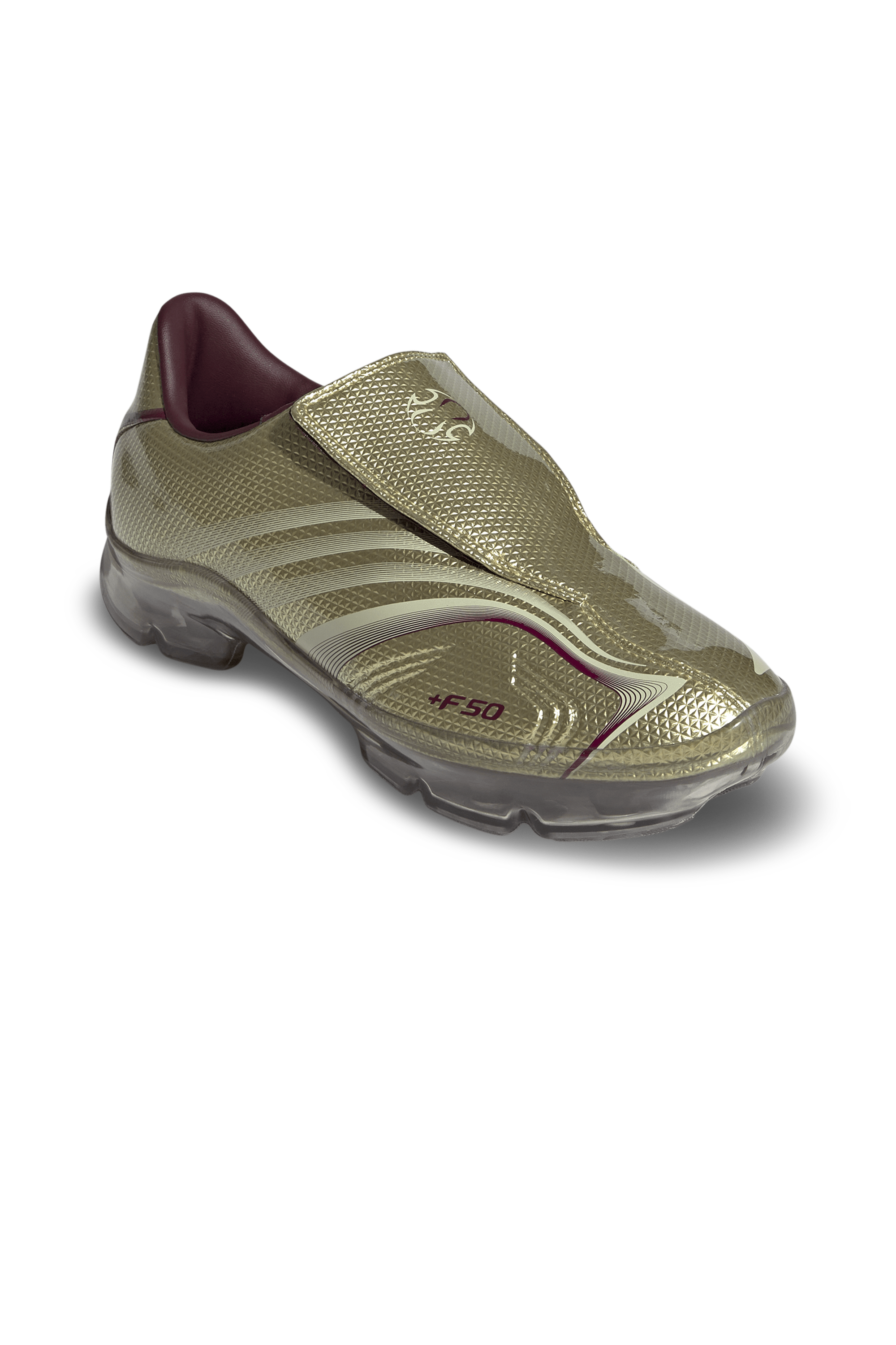 Baskets basses en cuir Jaune